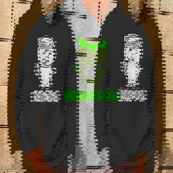 カッパ くん『セルフィー』河童【どうぶつフレンズ】きゅうり 妖怪 かわいい イラスト パーカー ライフスタイル