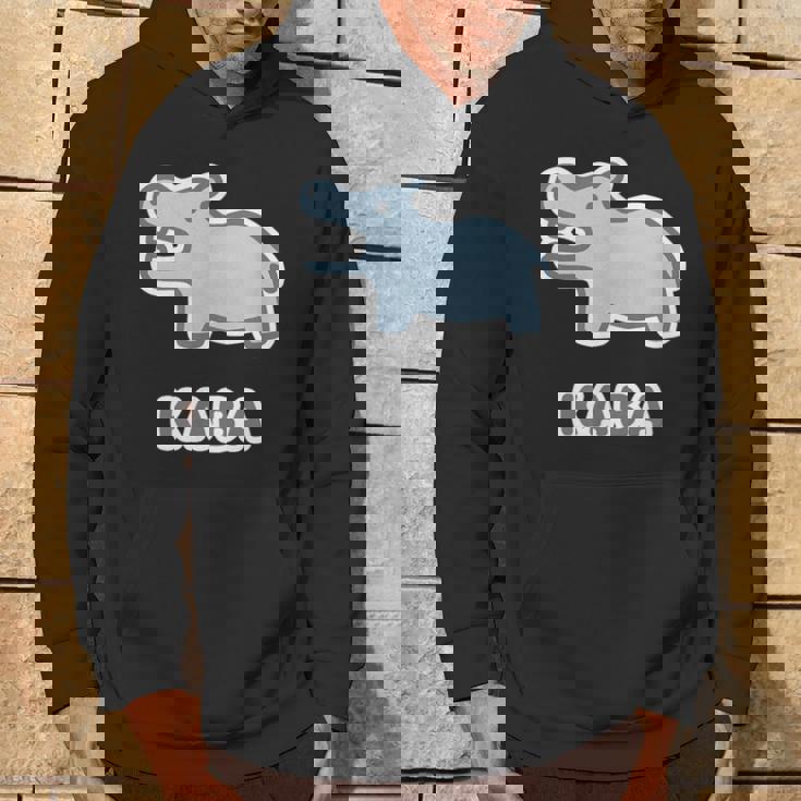 カバ くん Kaba【どうぶつフレンズ】動物園 ゆるくてかわいい キャラクター イラスト パーカー ライフスタイル