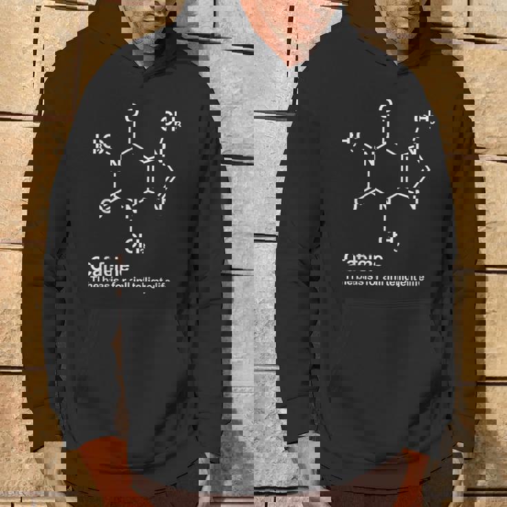 カフェイン分子化学カップ コーヒー パーカー ライフスタイル