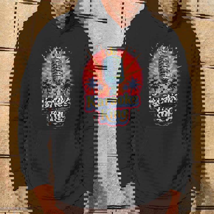 カラオケ愛好家のための面白いカラオケキング パーカー ライフスタイル