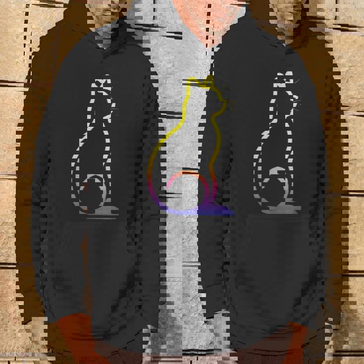 カラフルなかわいい猫 足 パーカー ライフスタイル