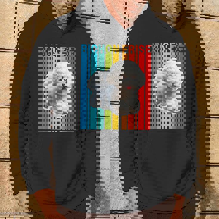 カラフルなビションフリーゼ パーカー ライフスタイル