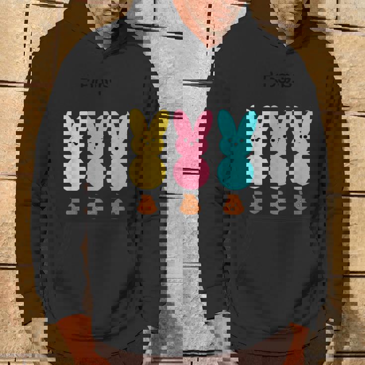 カラフルなマシュマロバニーのうんち パーカー ライフスタイル