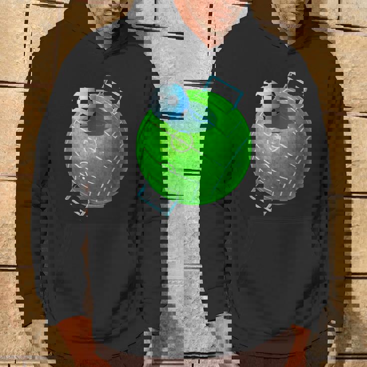 カーブ サッカーボール フィールドゴール サッカー選手 コーチ サッカーファン パーカー ライフスタイル