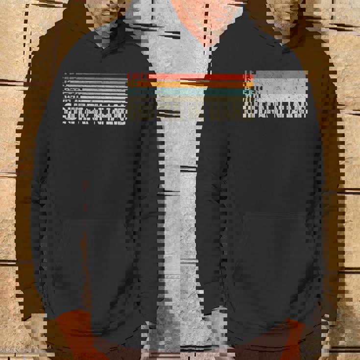 ギター・イン・ハンド・ミュージシャン・ギタリストとの人生はより良い。 パーカー ライフスタイル