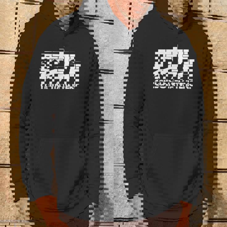 クラウドネイティブ公式 スタンダード ロゴ ホワイト パーカー ライフスタイル