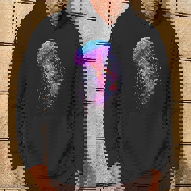 クラゲ 動物 モチーフ アート クラゲ パーカー ライフスタイル