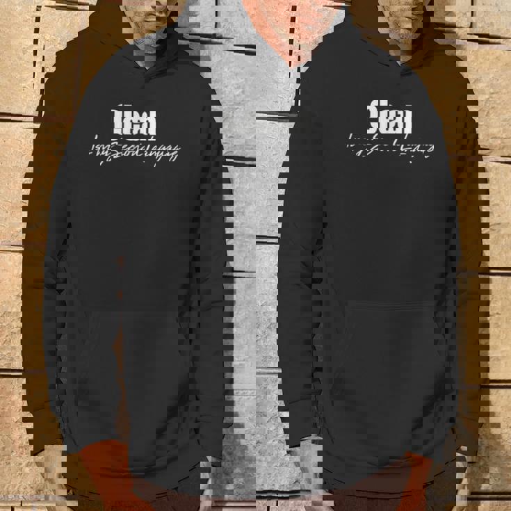 クリーンイズマイセカンドランゲージ パーカー ライフスタイル