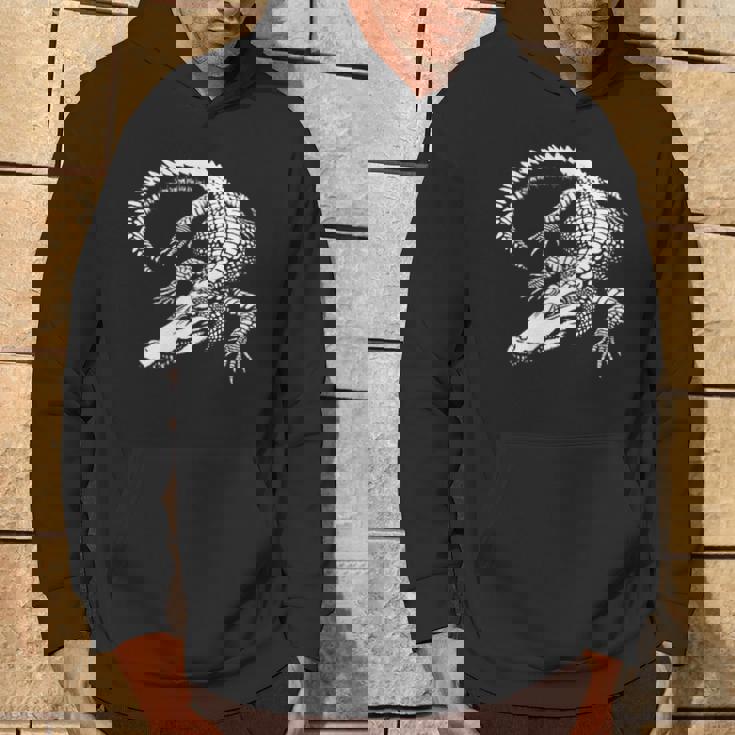 クロコダイル お父さん 母 恋人 モノクロ クロコダイル パーカー ライフスタイル