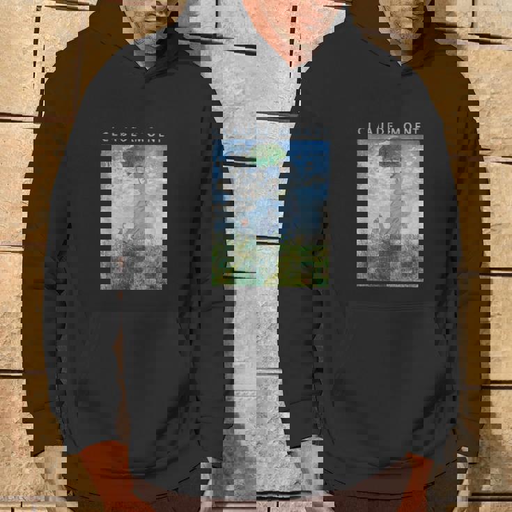 クロード モネ 面白いtシャツ アート 日傘 印象派 絵画 メンズ レディース 面白い 服 美術 油彩画 パーカー ライフスタイル