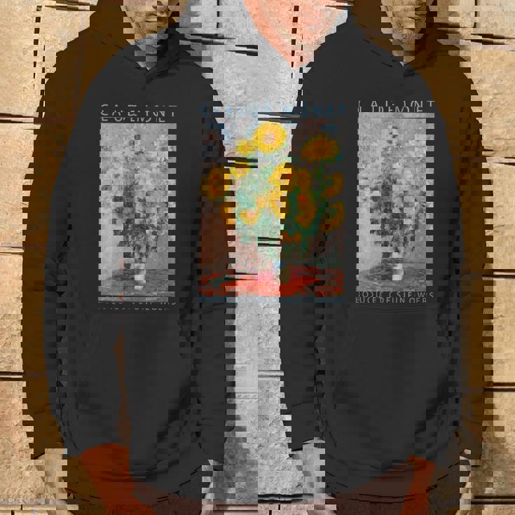 クロード モネ 面白いtシャツ 花 名作 アート ひまわりのブーケ 絵画 メンズ レディース 面白い 服 パーカー ライフスタイル