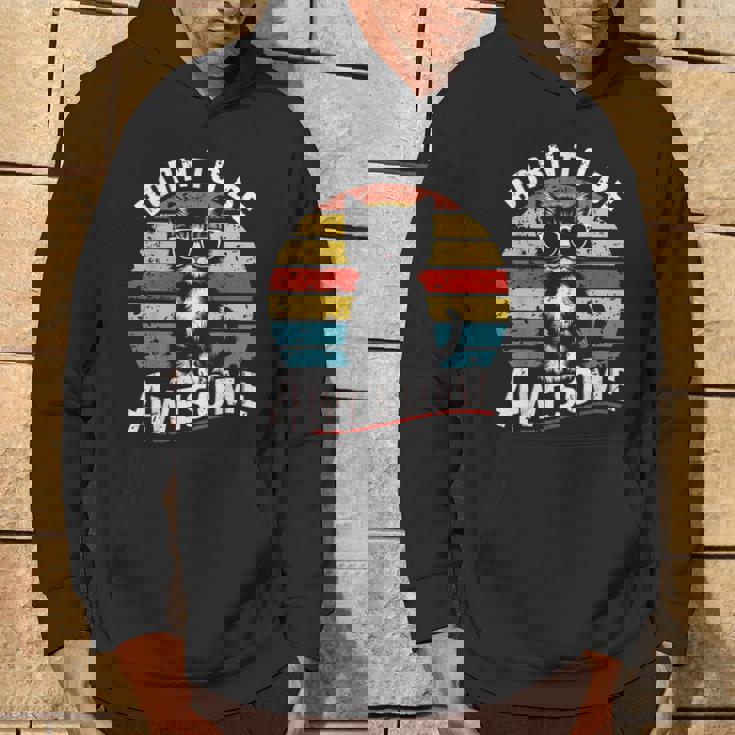 クールな猫のレトロヴィンテージ 素晴らしいために生まれました パーカー ライフスタイル