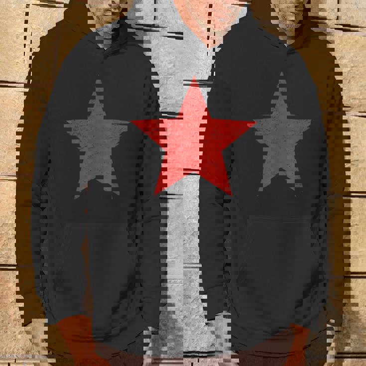 グランジ オルタナティブ アンティーク調 レッドスター 90年代ロックバンド音楽 パーカー ライフスタイル