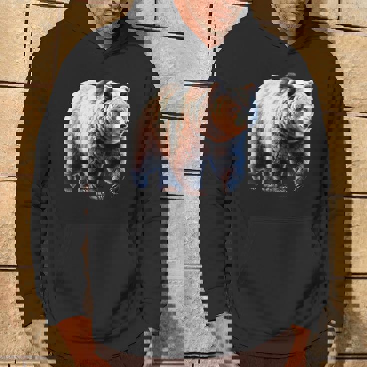 グリズリーベア×ヒグマ パーカー ライフスタイル