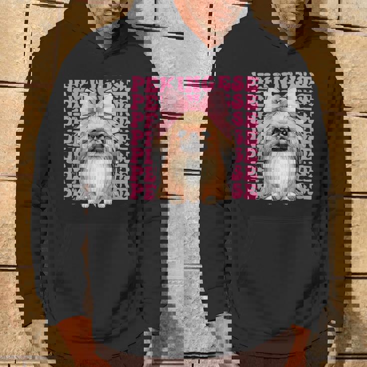 コケットボウ ペキニーズガール 犬 ママ 母の日 ピンク パーカー ライフスタイル