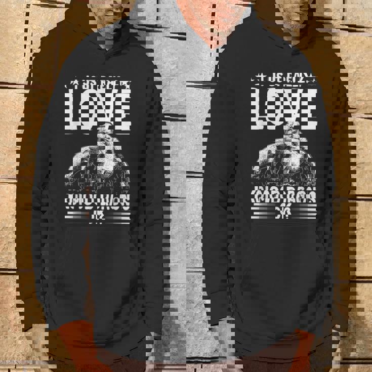 コモドドラゴンが大好き オーナー野生動物 コモドドラゴン パーカー ライフスタイル