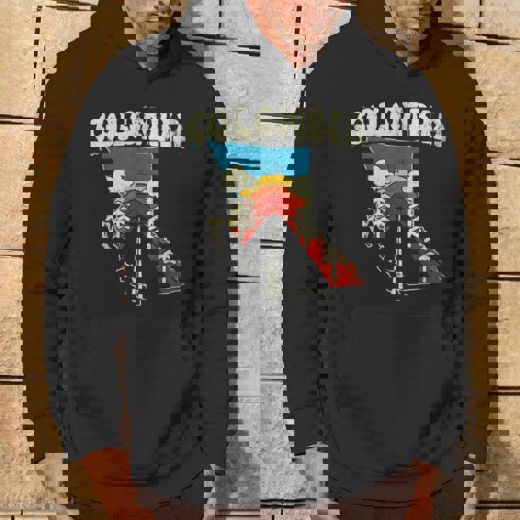 コロンビア ビンテージ コロンビアン カントリー レインボー レトロ 70年代地図 パーカー ライフスタイル