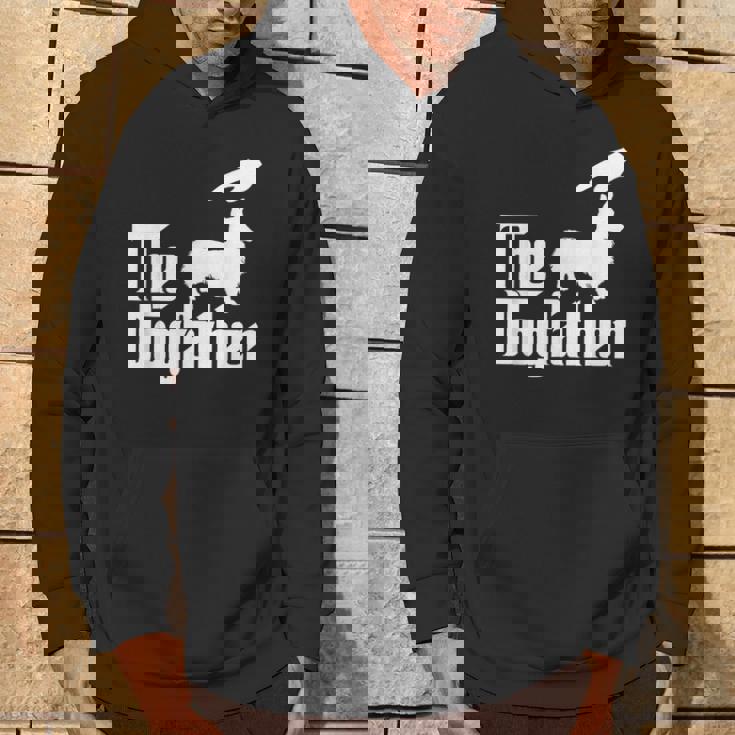 コーギー犬のお父さん犬のお父さん面白い犬愛好家 パーカー ライフスタイル