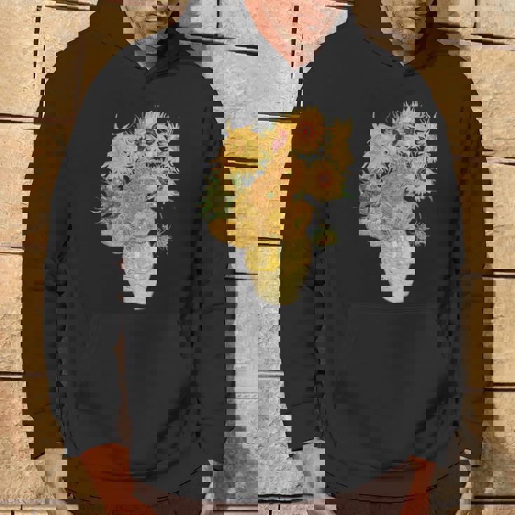 ゴッホ ひまわり 美的アート 鍬 絵画 グラフィック パーカー ライフスタイル