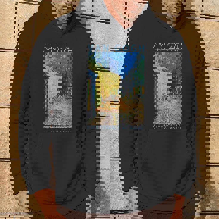 ゴッホ 面白いtシャツ アート 夜のカフェテラス 印象派 絵画 メンズ レディース 面白い 服 美術 油彩画 パーカー ライフスタイル