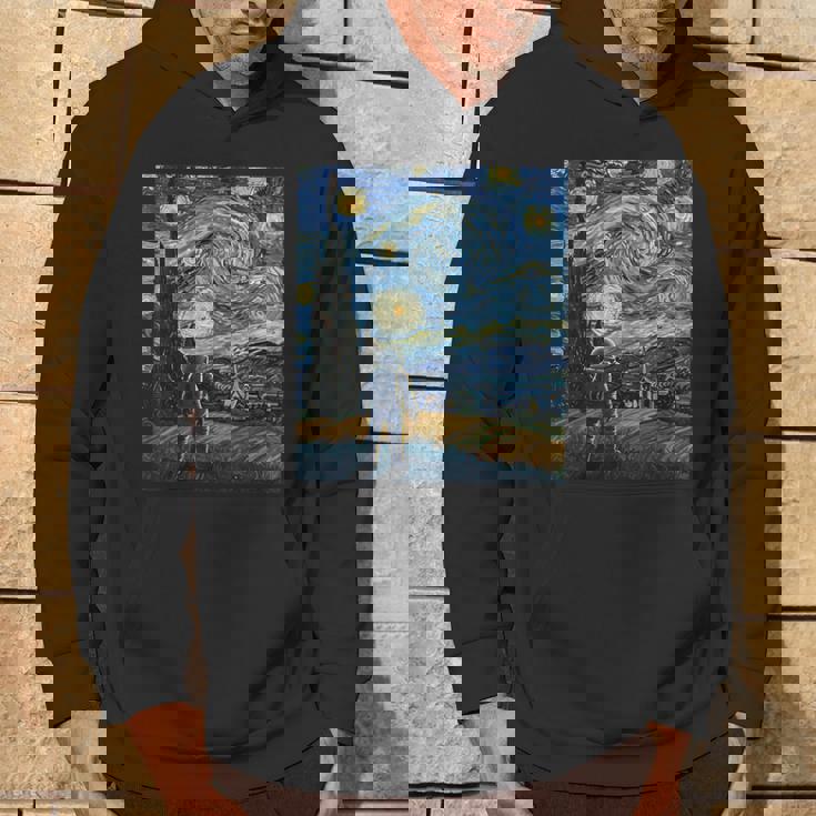 ゴッホにインスパイアされた先見の明のある宇宙飛行士未来の宇宙飛行士 パーカー ライフスタイル