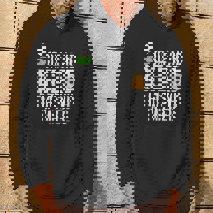 メンズ メンズ ゴルフウェア ゴルフとビール That's Why I'm Here パーカー ライフスタイル