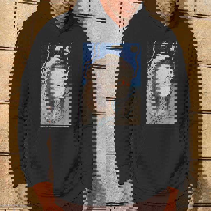 ゴースト 亡霊 霊魂 ファントム 葛飾北斎 日本美術 ハロウィン 妖怪 提灯お岩 百物語 お岩さん 百物語 パーカー ライフスタイル