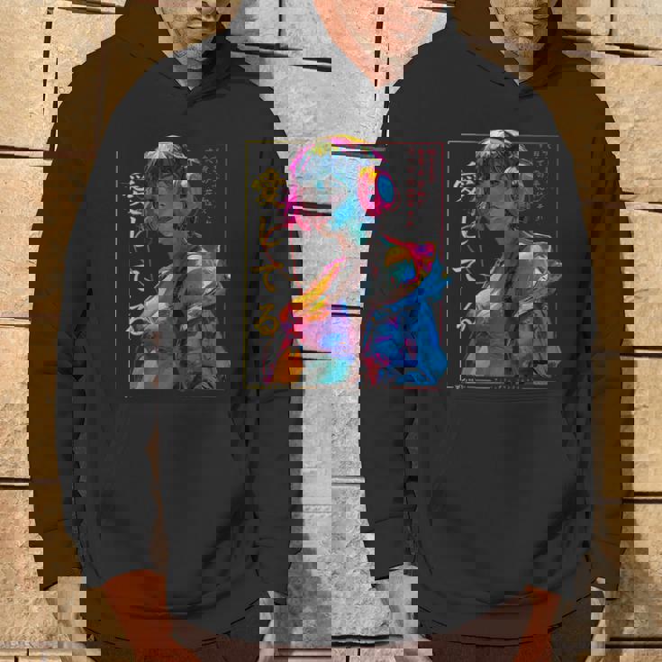 サイバーパンク・アニメ・ガール パーカー ライフスタイル