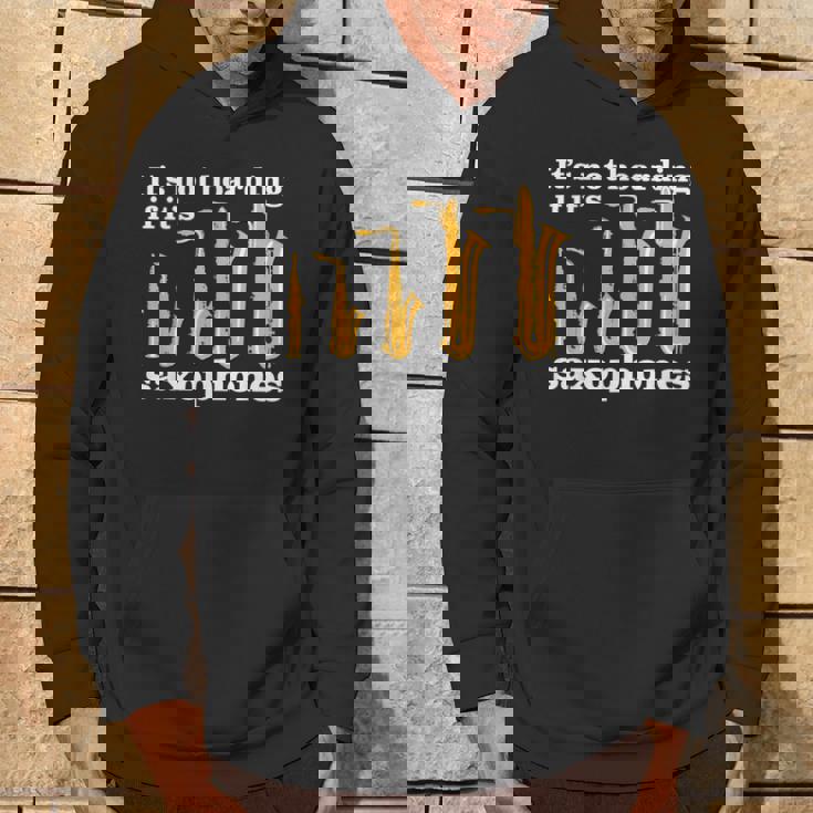 サックス奏者のための面白いサックスミームまたはサックスジョーク 「Axophone Joke 」 パーカー ライフスタイル