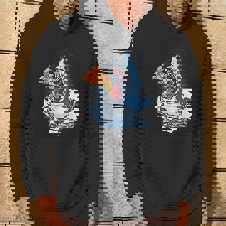 サメが食べるピザ サメグッズ ジョーズ パーカー ライフスタイル