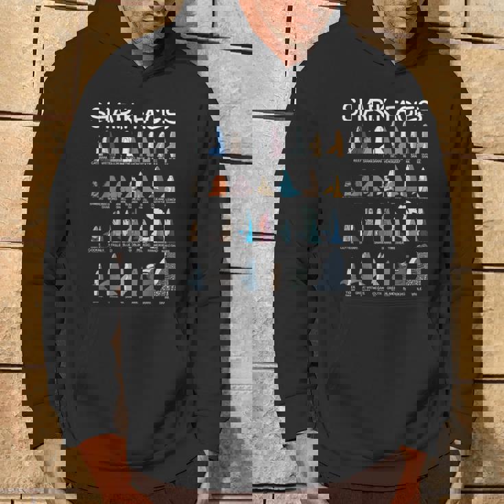 サメの顔タイプ 捕食者 面白いサメ 魚 サメ パーカー ライフスタイル