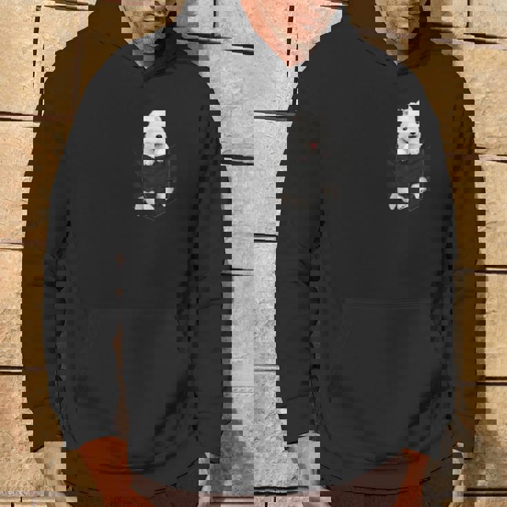 サモエド愛好家のための面白いサモエドをポケットに入れました パーカー ライフスタイル