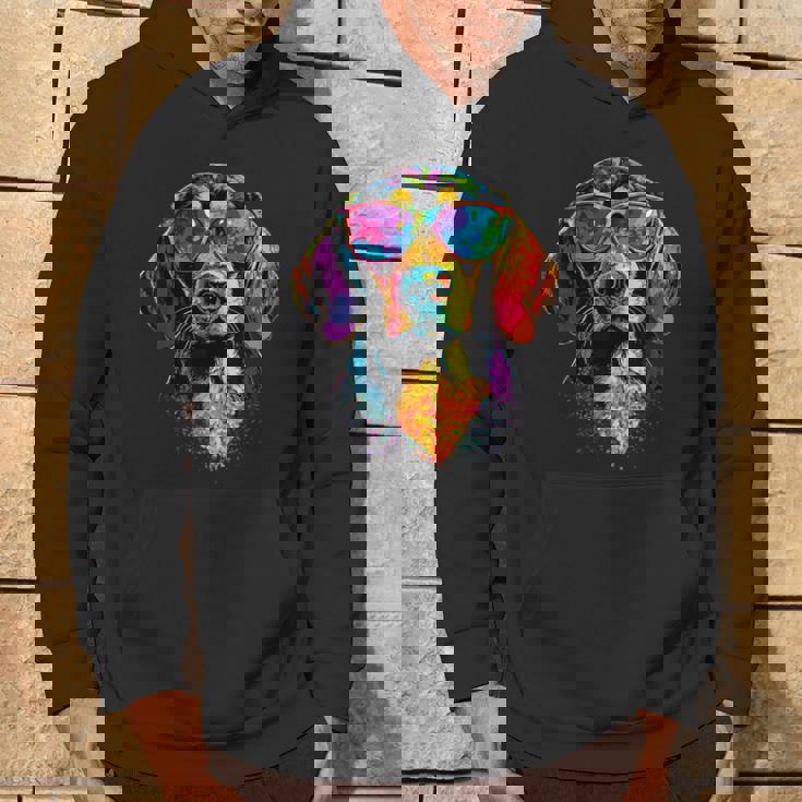 サングラスをかけたビーグル ビーグル子犬 かわいい イングリッシュビーグル パーカー ライフスタイル