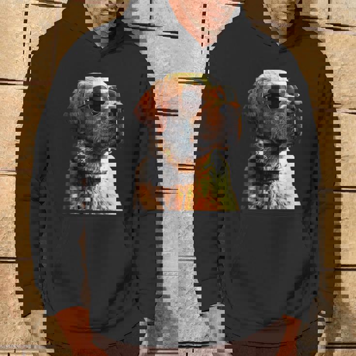 サングラスをかけたラブラドール・レトリバー 愛犬ラブラドール パーカー ライフスタイル