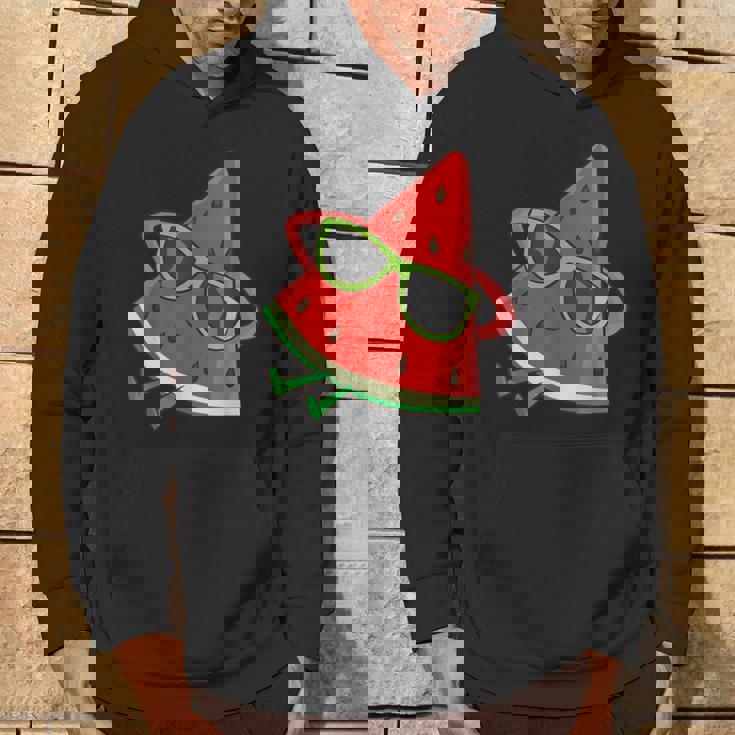 サングラス面白いスイカとスイカの夏のメロン パーカー ライフスタイル