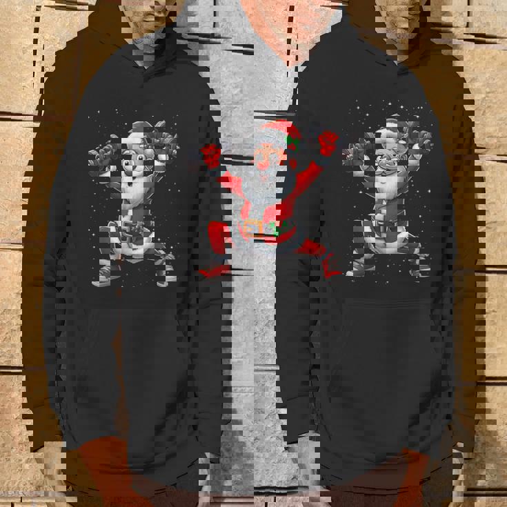 サンタ ウエイトリフティング ジム トレーニング クリスマス フィットネス パーカー ライフスタイル