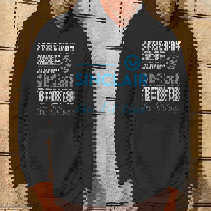 シンクレア名 シンクレアがあなたに言ったことを試してみてください パーカー ライフスタイル