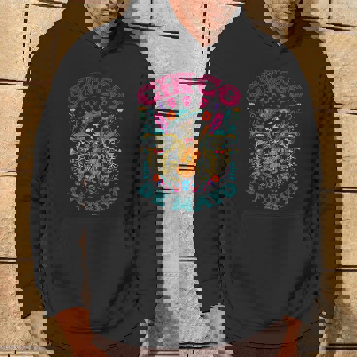 シンコ・デ・マヨ ギターを弾く骸骨 メキシコ・フィエスタ パーカー ライフスタイル