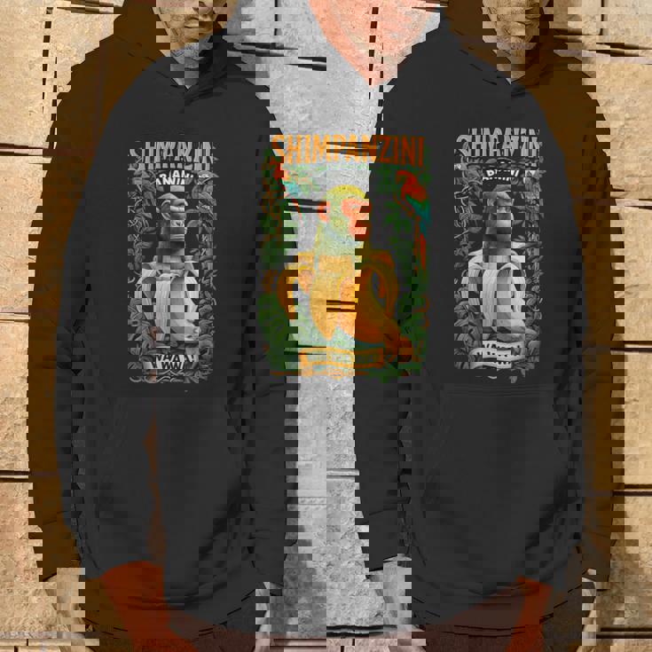 シンパンジーニ バナニーニ イタリアンブレイン チンパンジーとバナナ パーカー ライフスタイル