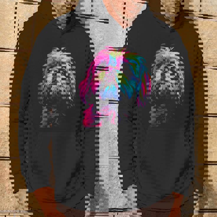 シーズー グラフィック ペット イラスト 犬 シーズー パーカー ライフスタイル