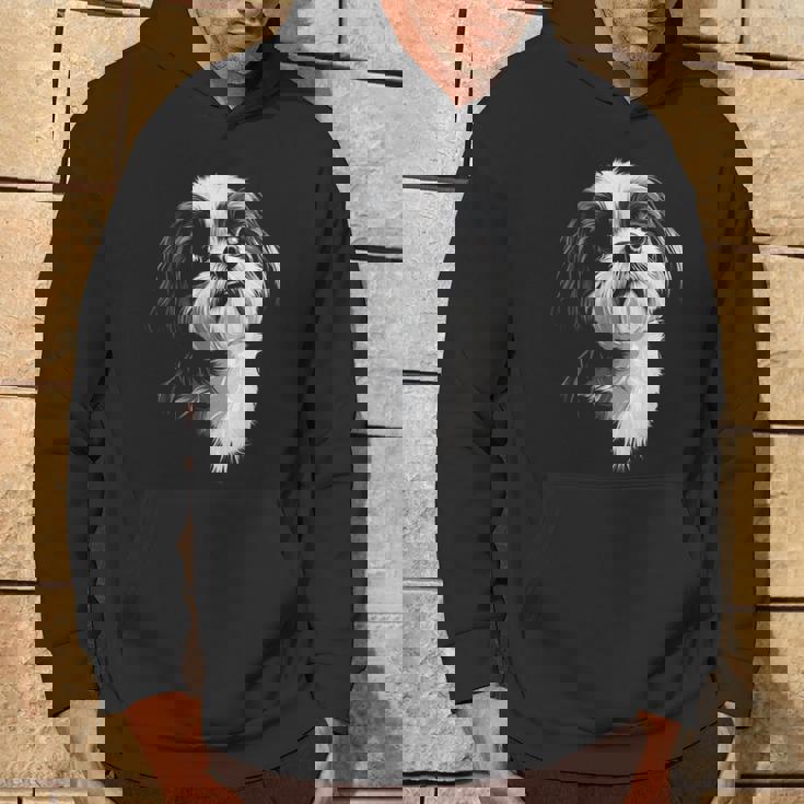 シーズー 犬 モチーフ ペット イラスト シーズー パーカー ライフスタイル