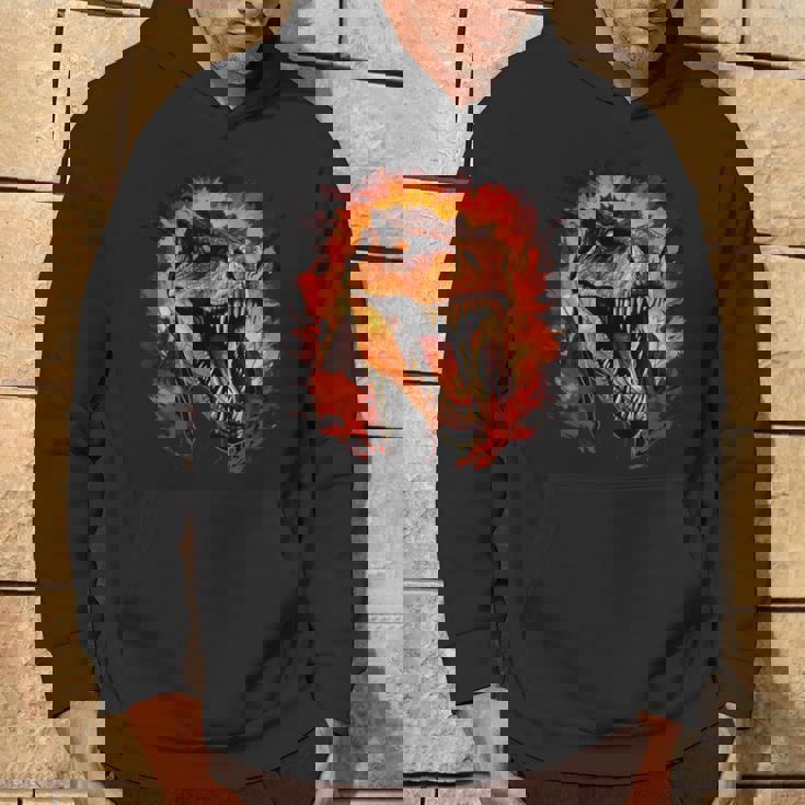 ジュラシックワールド ティラノサウルスレックス 恐竜の肖像画 パーカー ライフスタイル