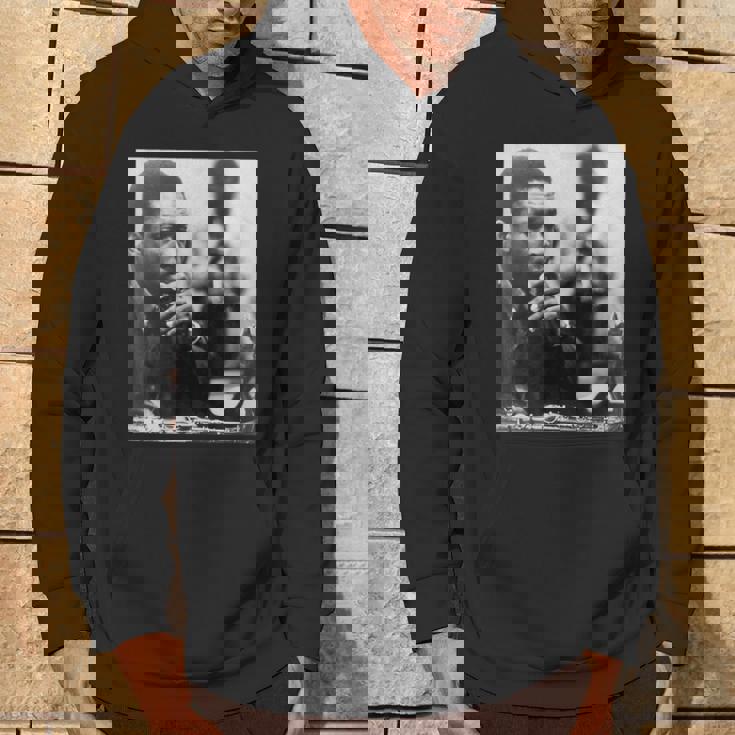 ジョン・コルトレーン 白黒写真 パーカー ライフスタイル