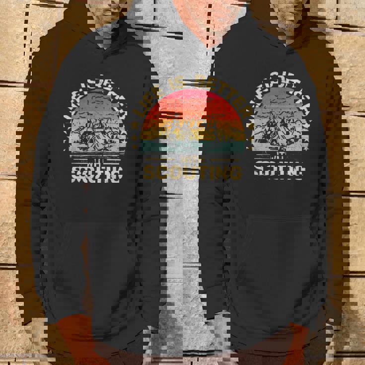 スカウトキャンプボーイハイキングスカウトでlife Is Better パーカー ライフスタイル