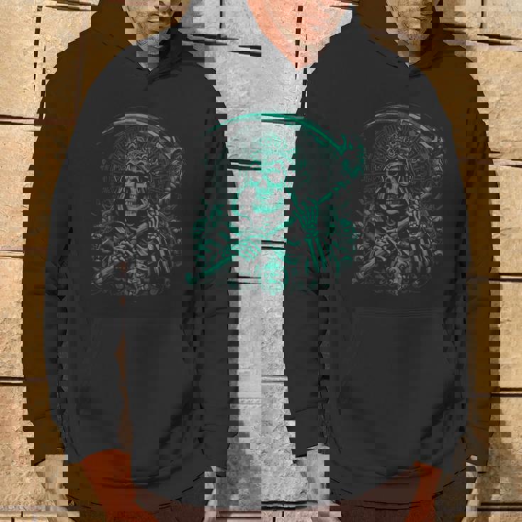 スカル サンタ ムエルテ エル ジェフェ パーカー ライフスタイル