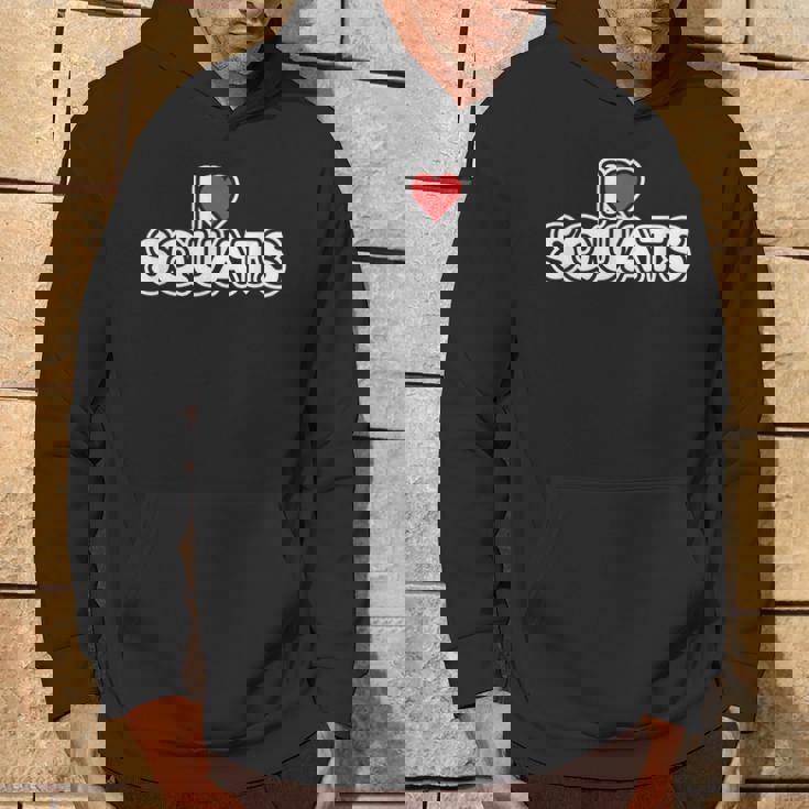 スクワットが大好き パーカー ライフスタイル