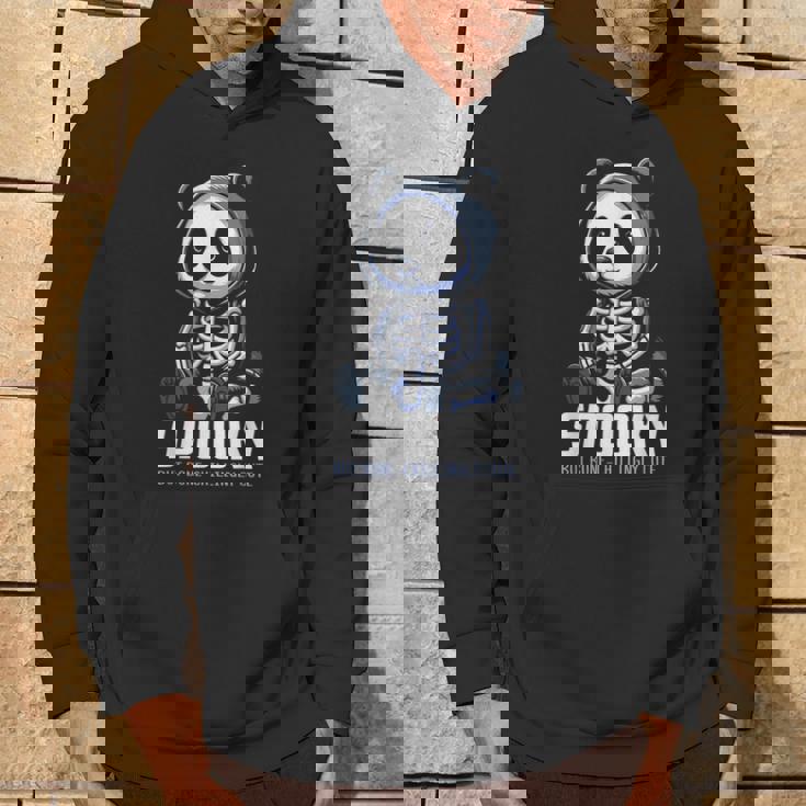 スケルトンパンダ 不気味なパンダベア パーカー ライフスタイル