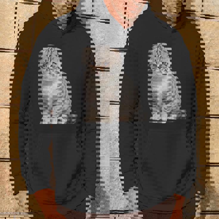 スコティッシュフォールド シンプルデザイン パーカー ライフスタイル