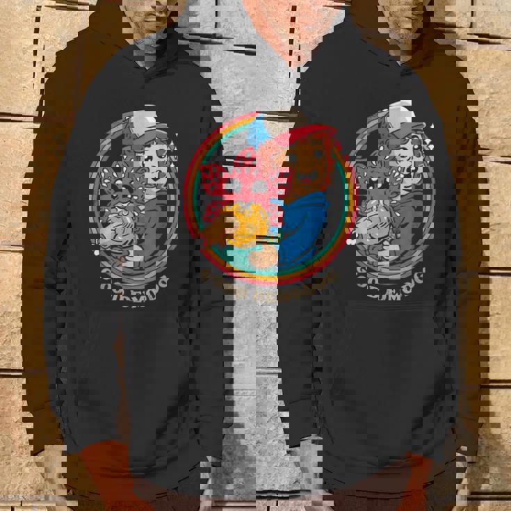 ストレンジャー・シングス ダスティン デモドグ ミーム 好奇心 コンパニオン 84 パーカー ライフスタイル