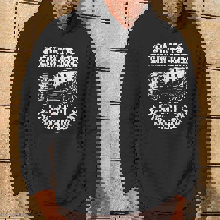 スムーズに敷設する 面白いコンクリート作業員 パーカー ライフスタイル